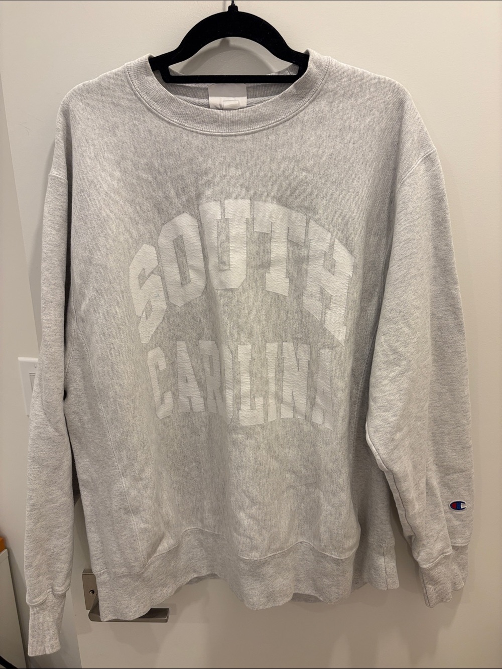Champion Light Gray South Carolina Crewneck Sweatshirt